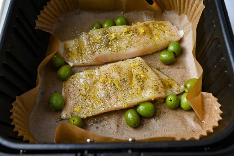 Easy Greek Air Fryer Halibut (Oven Baked Option) Amee's Savory Dish