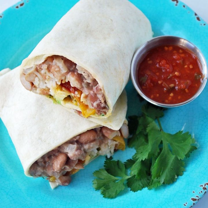 Easy Mexican Burritos with Homemade Pinto Beans Amee's Savory Dish