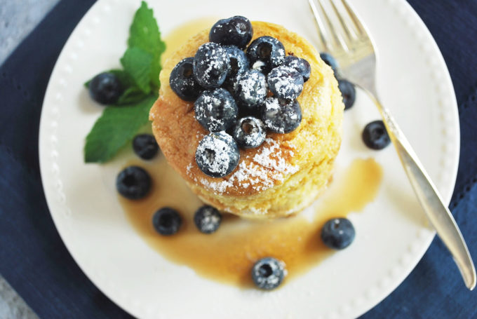 delicious and fluffy Japanese pancakes