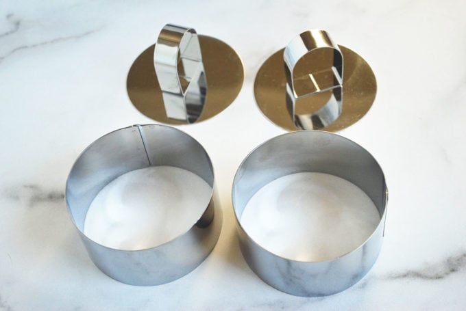 pastry molds for Japanese soufflé pancakes