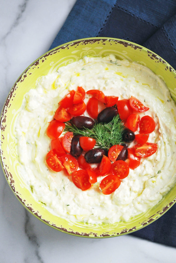 Easy Greek Feta Dip And Sandwich Spread Amee S Savory Dish