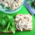 The best chicken salad with lemon and sage
