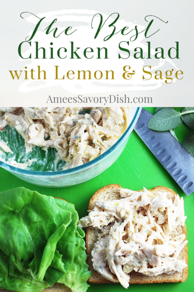 The Best Chicken Salad with Lemon and Sage