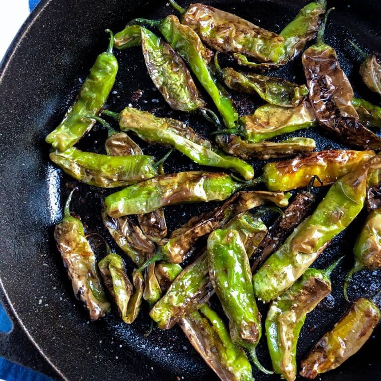 Blistered Japanese Shishito Peppers