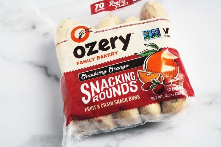 bag of Ozery bakery snacking rounds