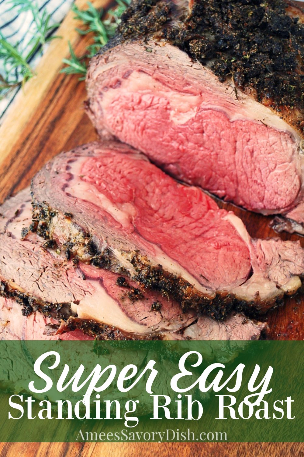 Easy Standing Rib Roast Recipe