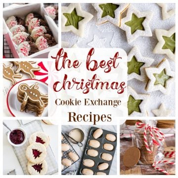 collage of cookie recipes with description