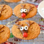gingerbread reindeer cookies from Major Hoff Takes A Wife