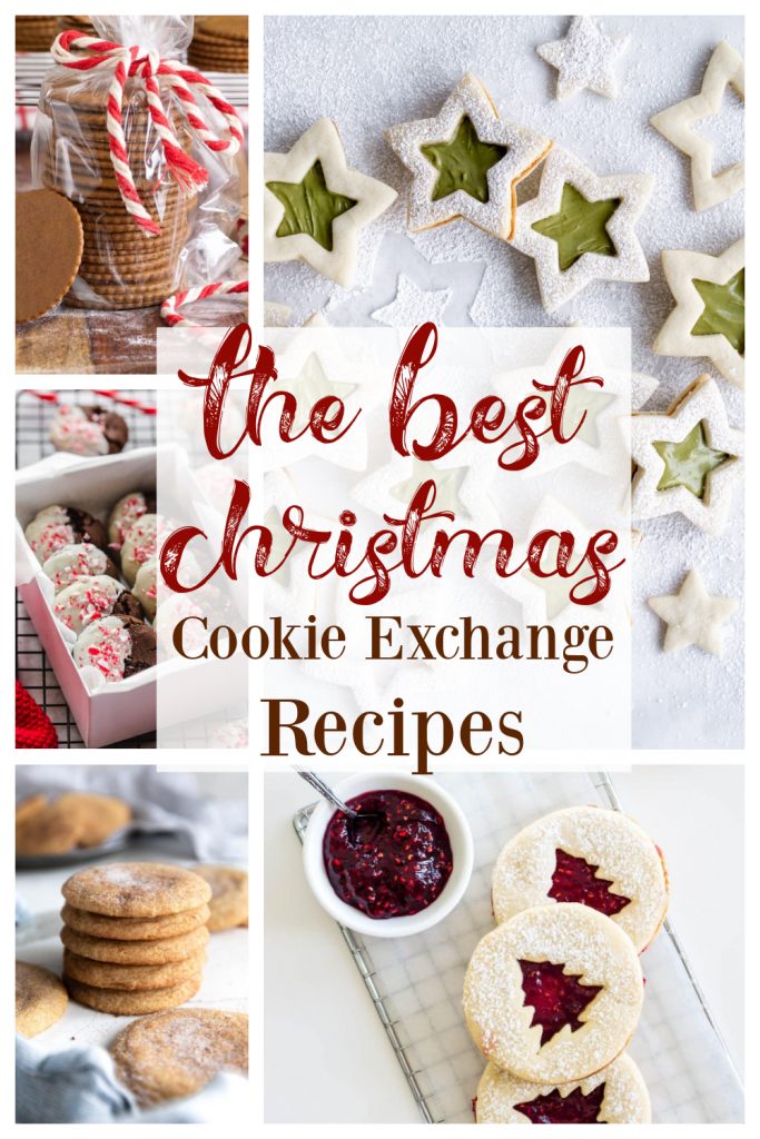 collage of cookie recipes with description for Pinterest
