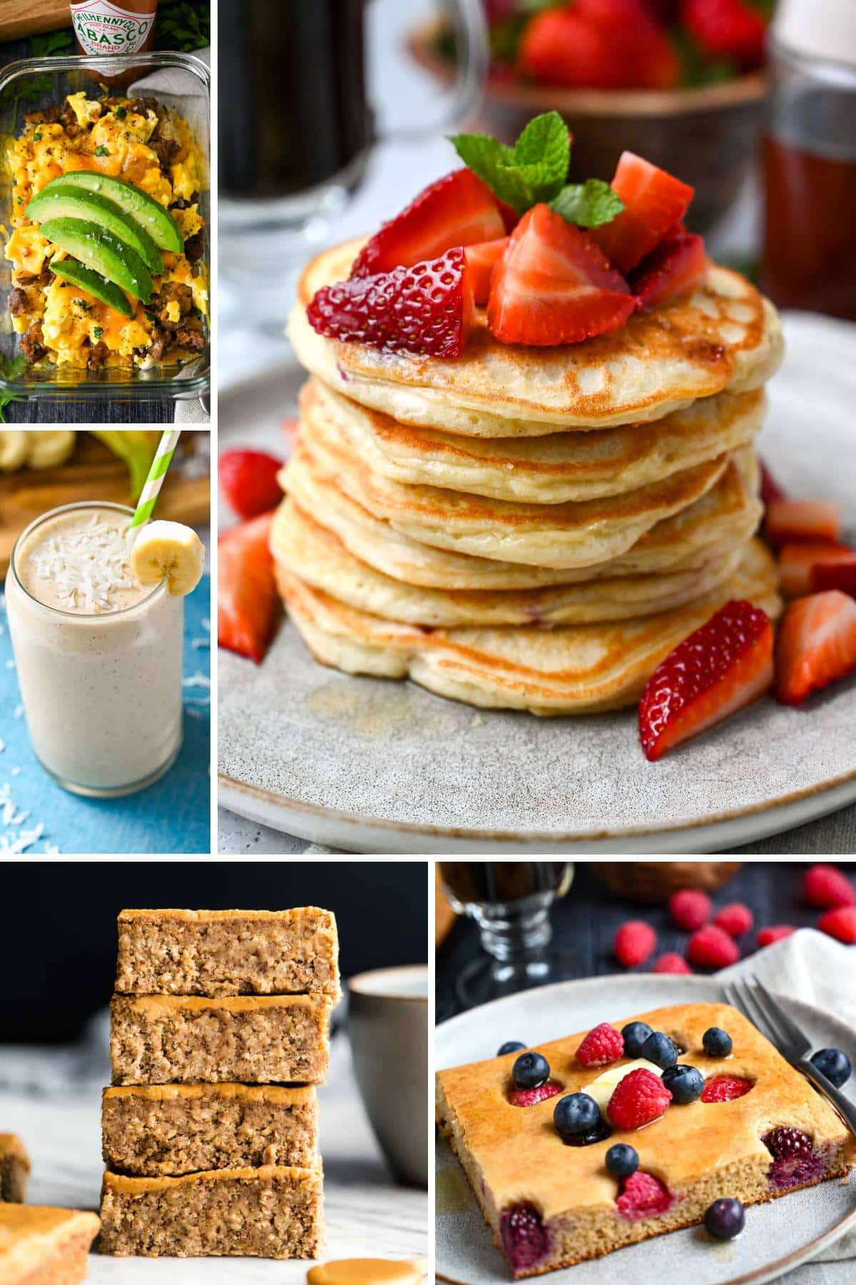 Easy breakfast meal prep recipes and ideas for stress-free mornings and staying on track with your nutrition goals.  Prep ahead for success! via @Ameessavorydish