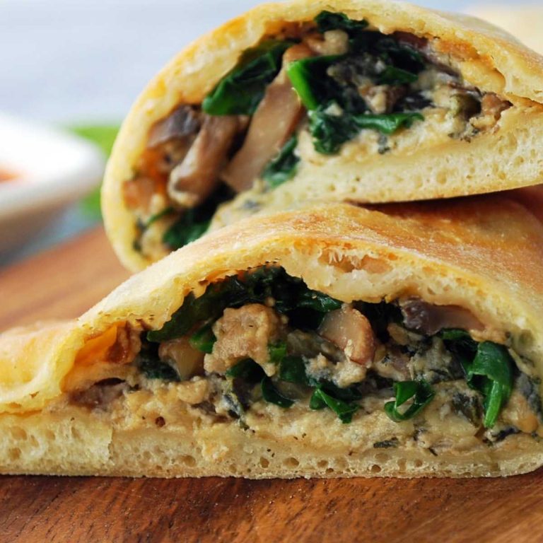 Easy Spinach Calzones