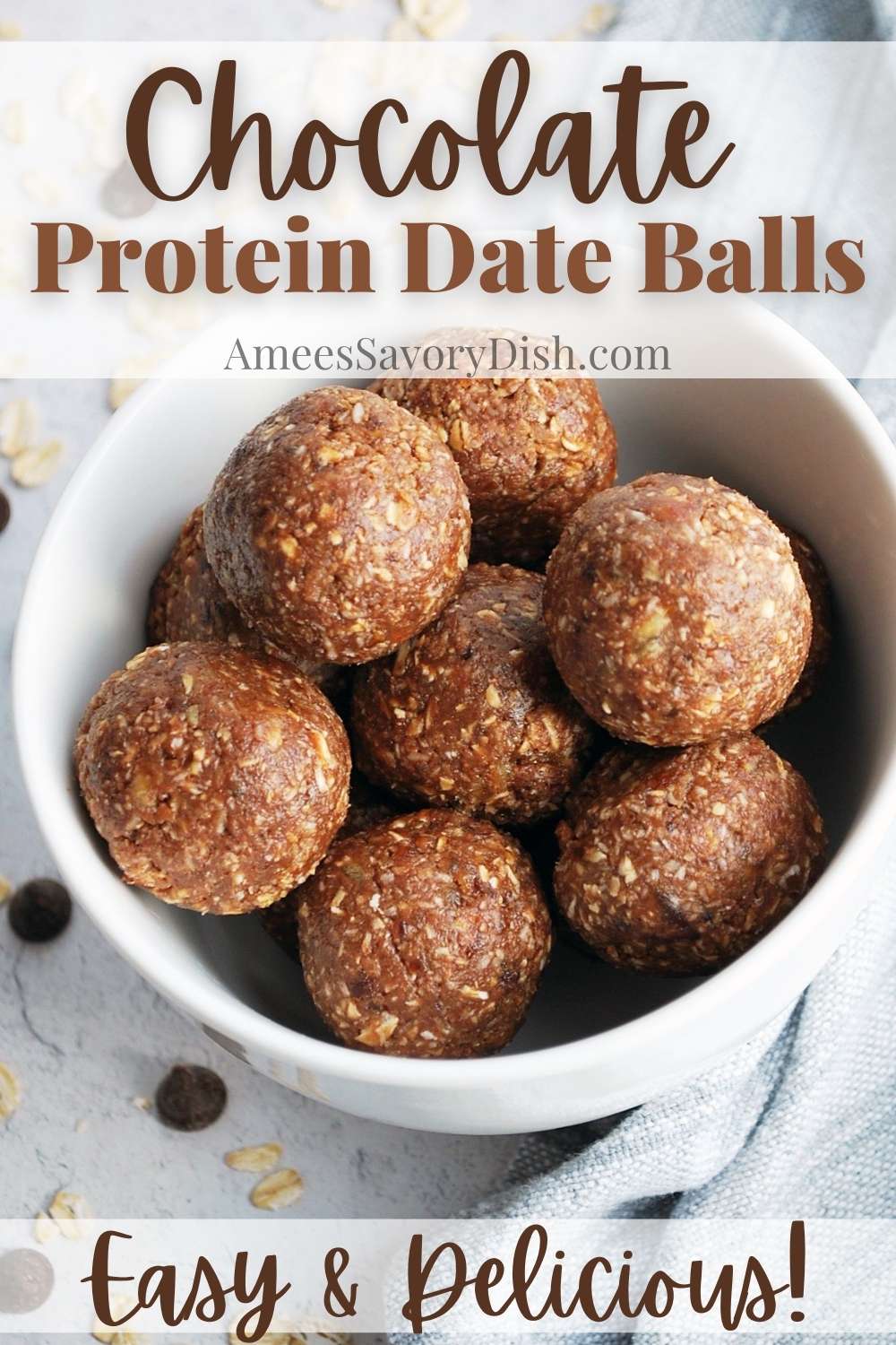 Chocolate Date Protein Balls