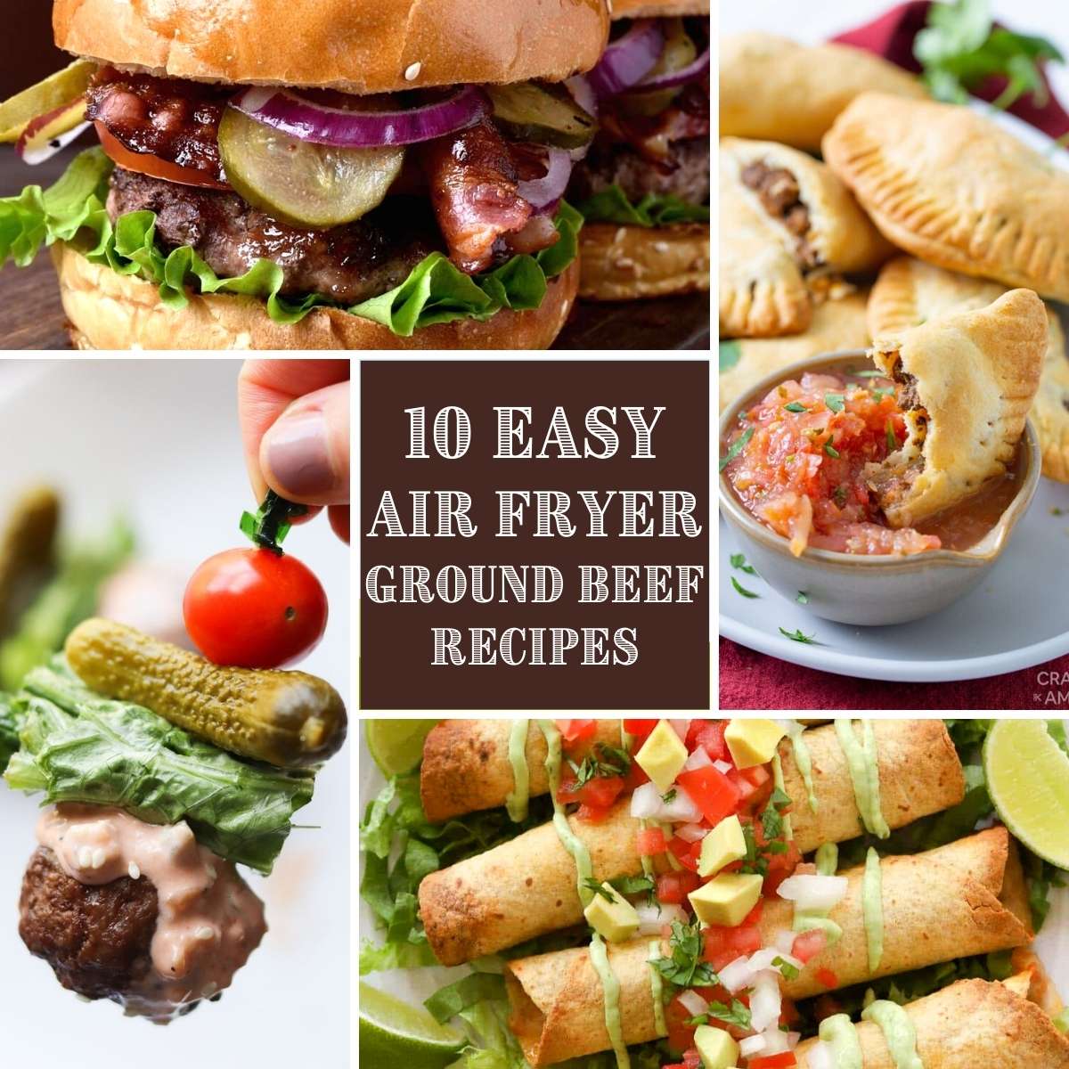 Easy Air Fryer Ground Beef Recipes - Amee's Savory Dish