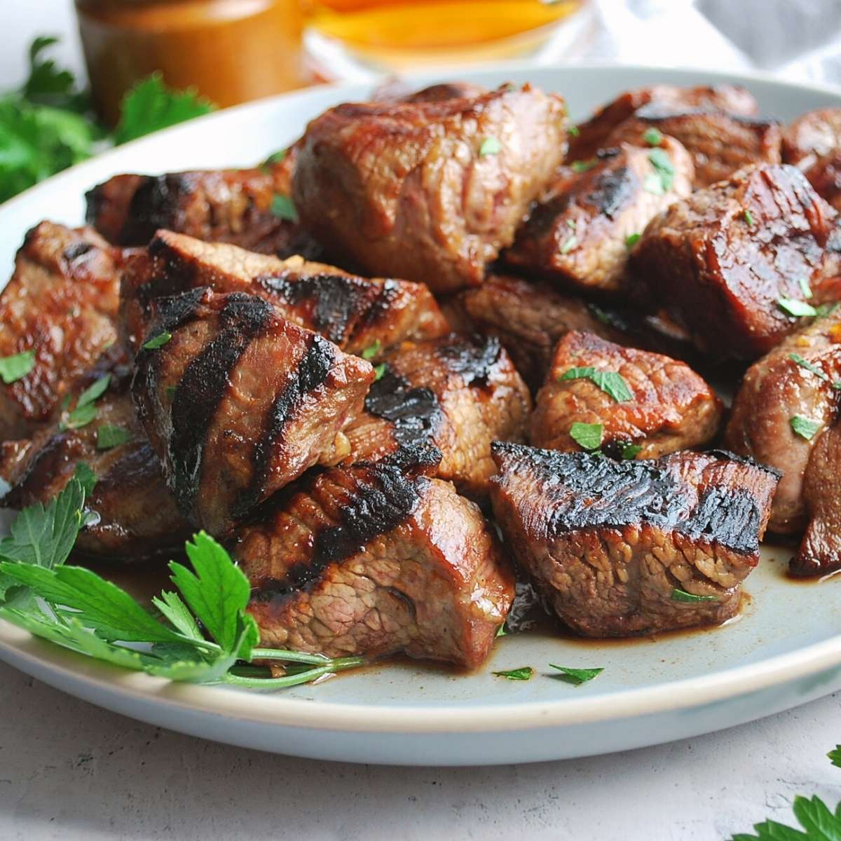 Grilled on sale beef tips