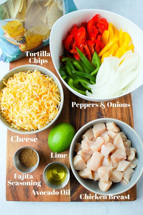 Easy Chicken Fajita Nachos Recipe- Amee's Savory Dish