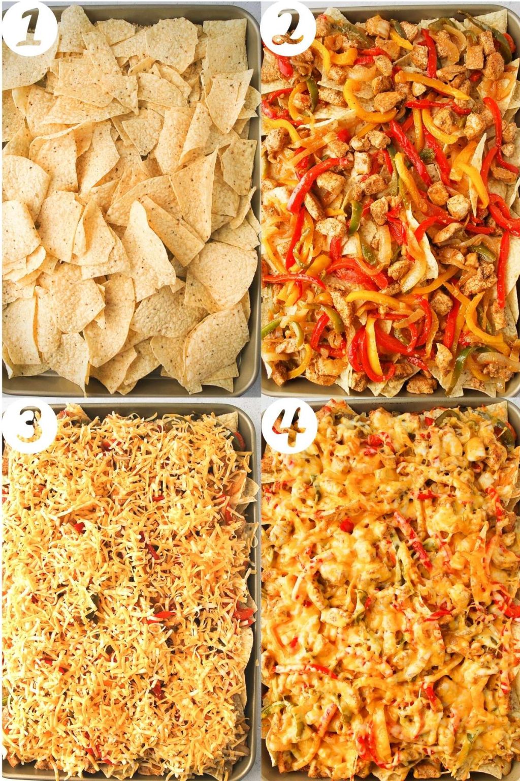 Easy Chicken Fajita Nachos Recipe- Amee's Savory Dish