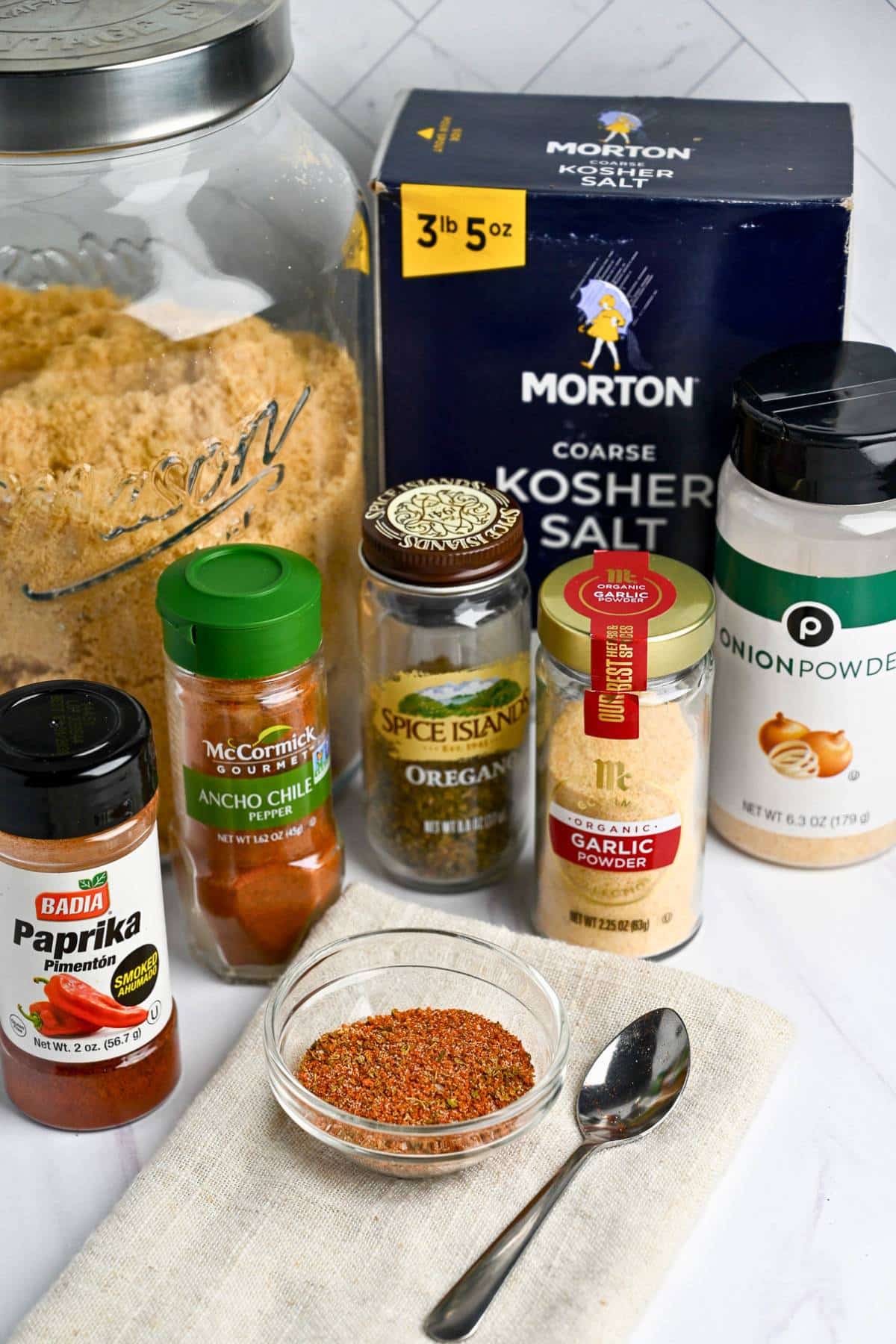 seasonings for a homemade sweet adobo spice blend