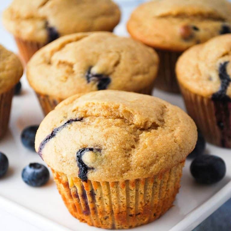 Easy Protein Blueberry Muffins