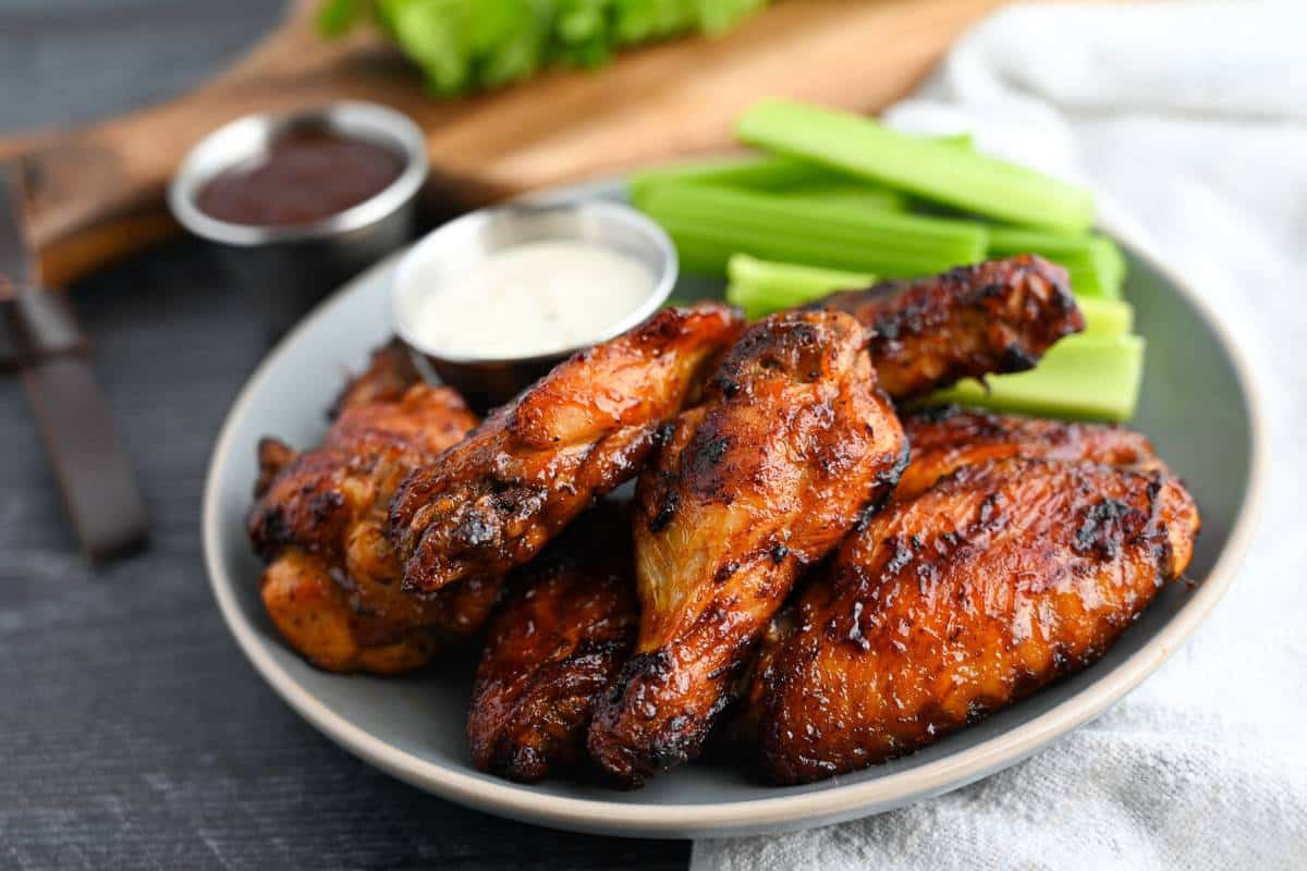 Air Fryer BBQ Chicken Wings - Amee's Savory Dish