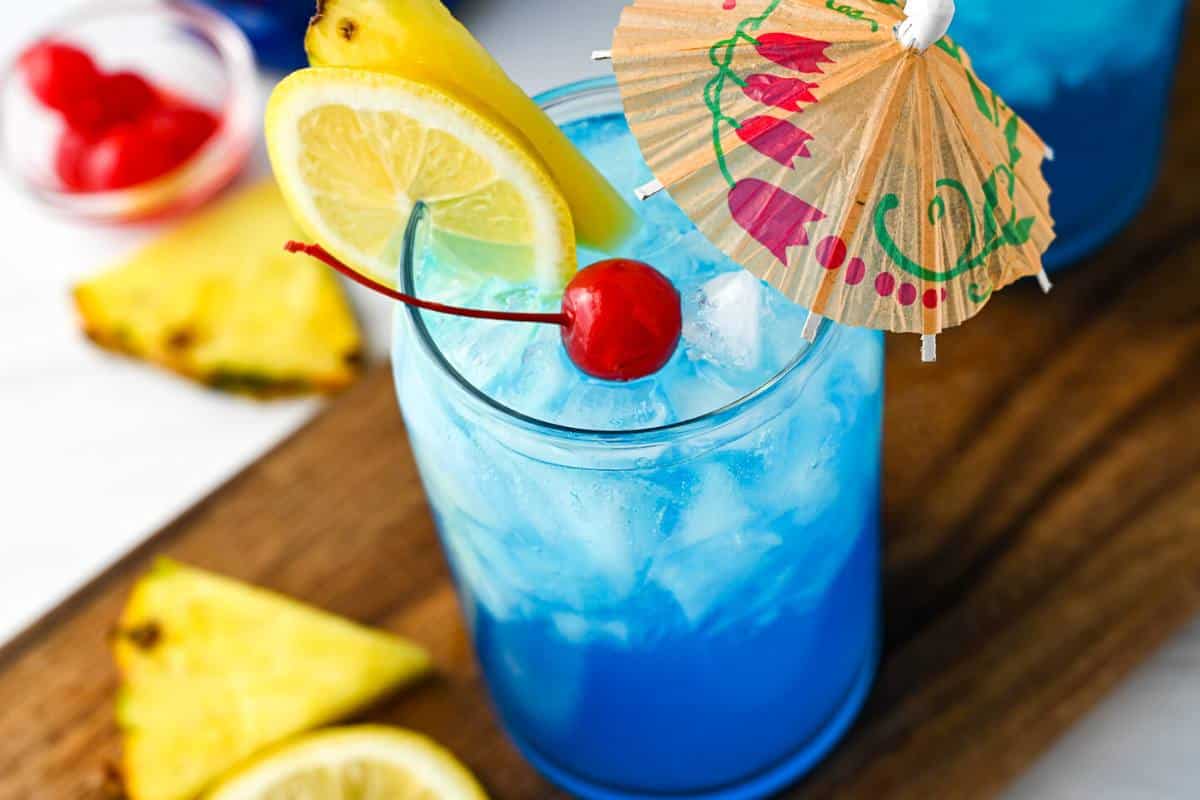 Blue Lagoon Mocktail - Amee's Savory Dish