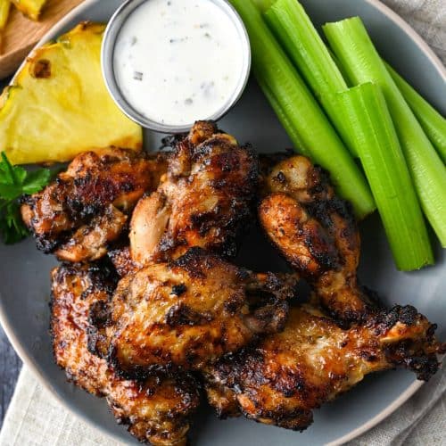 Air Fryer Jerk Chicken Wings Amee's Savory Dish
