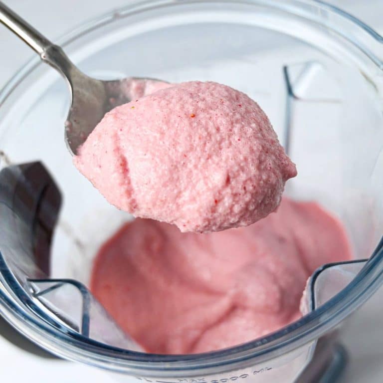 Vitamix Strawberry Ice Cream