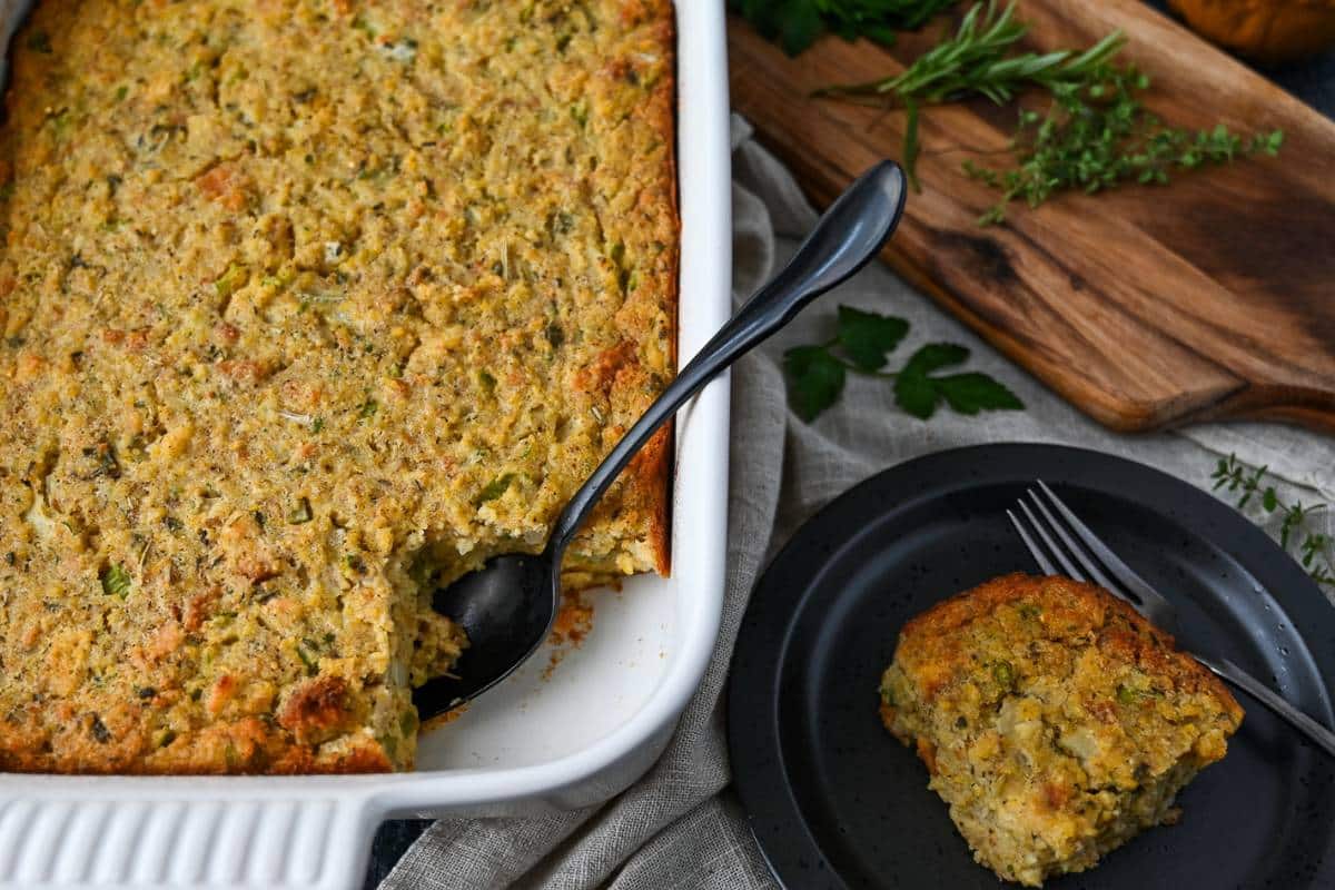 Deep South Dish: Traditional Southern Cornbread Dressing