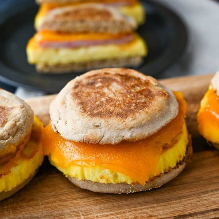 Meal Prep Healthy Egg McMuffin Copycat (High Protein High Fiber)